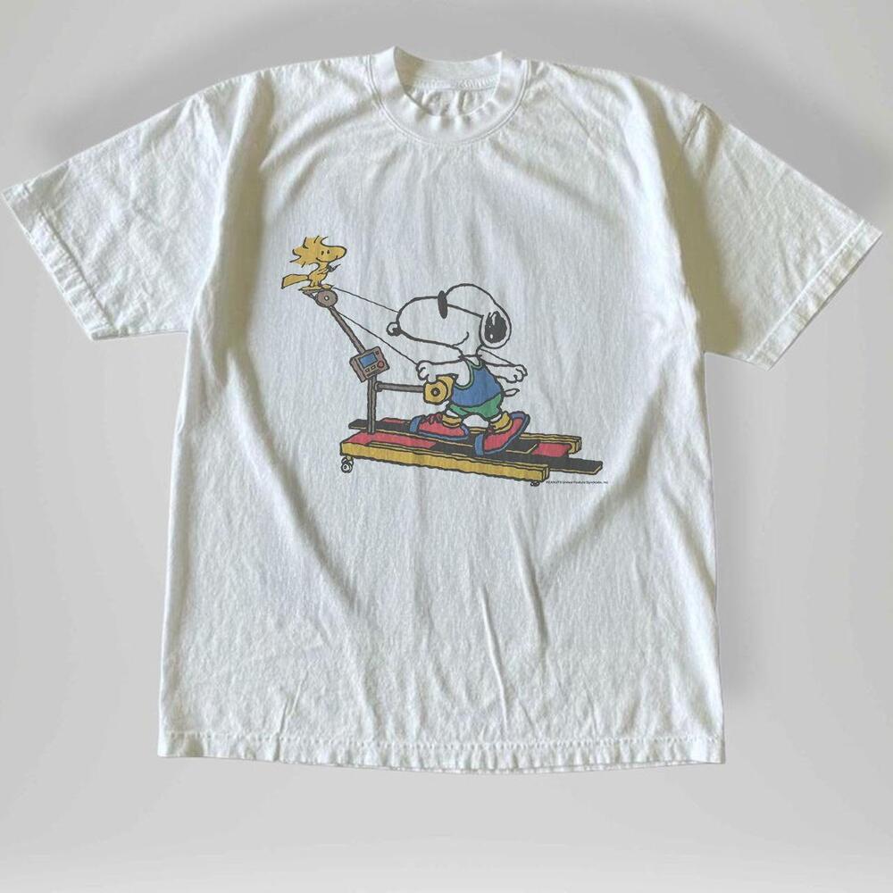 Style Peanuts Admit One White Snoopy Woodstock T-Shirt
